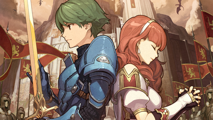 Alm and Celica Fire Emblem Echoes: Shadows of Valentia