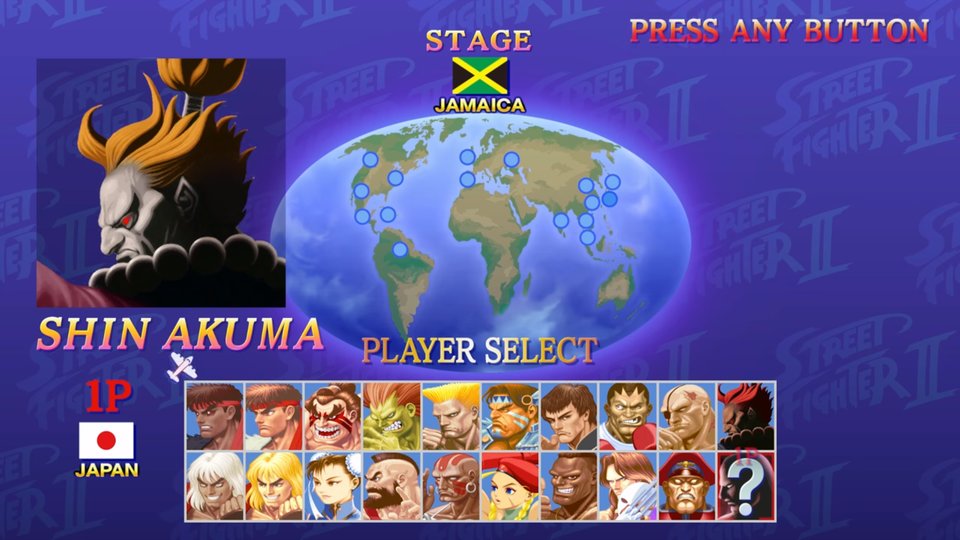 Super Street Fighter II Turbo - Shin Akuma Boss Fight (Arcade