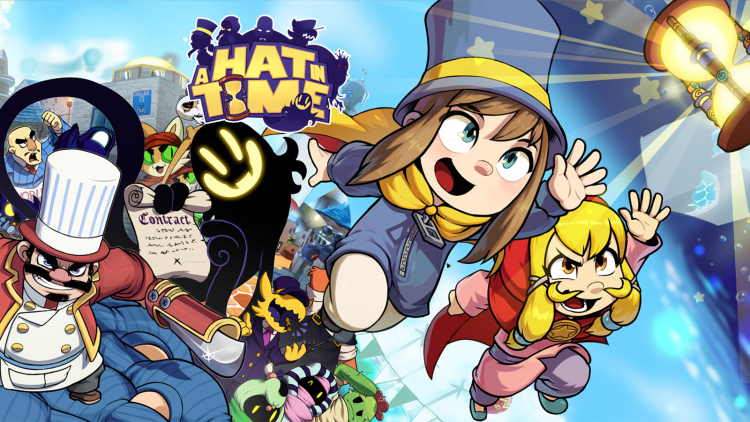 A hat in time logo
