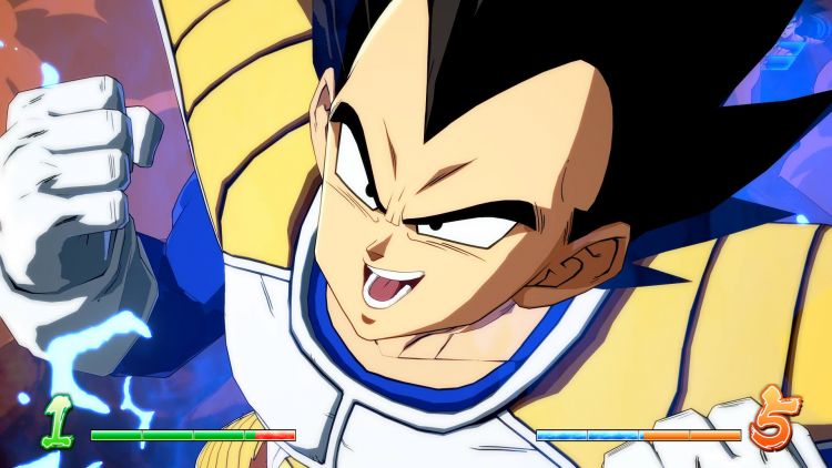 Base Vegeta in Dragon Ball FighterZ