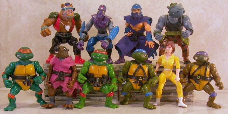 TMNT Teenage Mutant Ninja Turtles 1988 Original Series Classic Figures FAST SHIP 