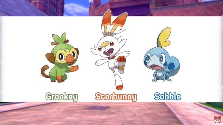 Pokemon Sword and Shield starter Pokemon