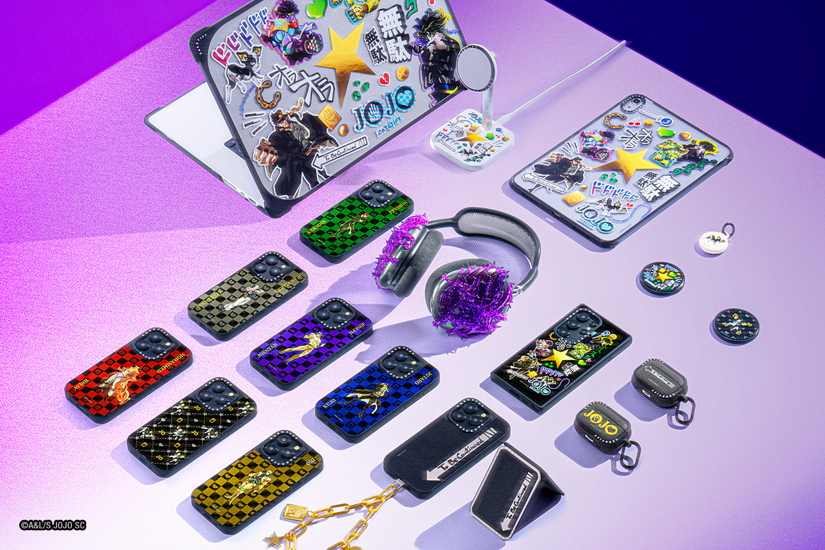 JoJo's Bizarre Adventure and CASETiFY Collaborate on Tech Accessories