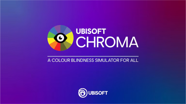 Main app thumbnail for Ubisoft's Chroma. The text below the logo reads "A Colour Blindness Simulator For All"