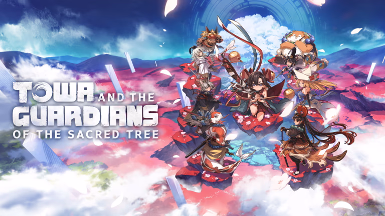 Key art for Towa and the Guardians of the Sacred Tree